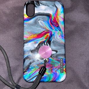 iPhone XS Max aknacase with wrist strap